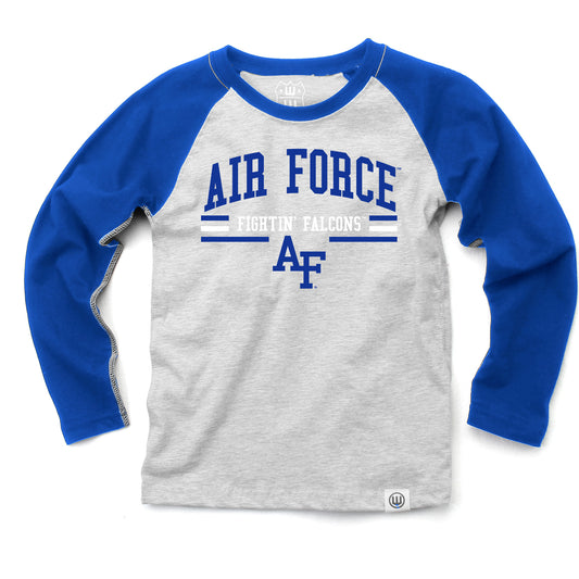 Air Force Falcons Youth LS Raglan Tee