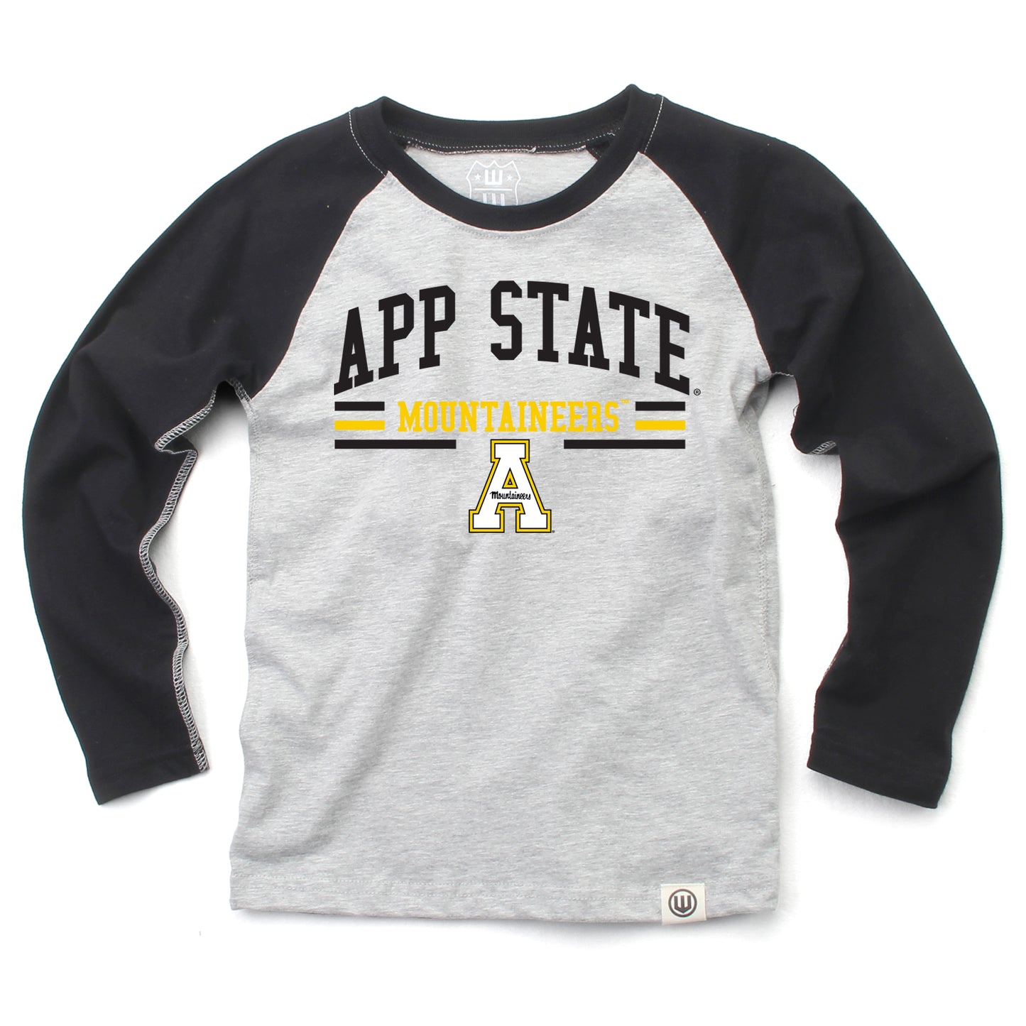 Appalachian State Mountaineers NCAA Kids LS Raglan Tee