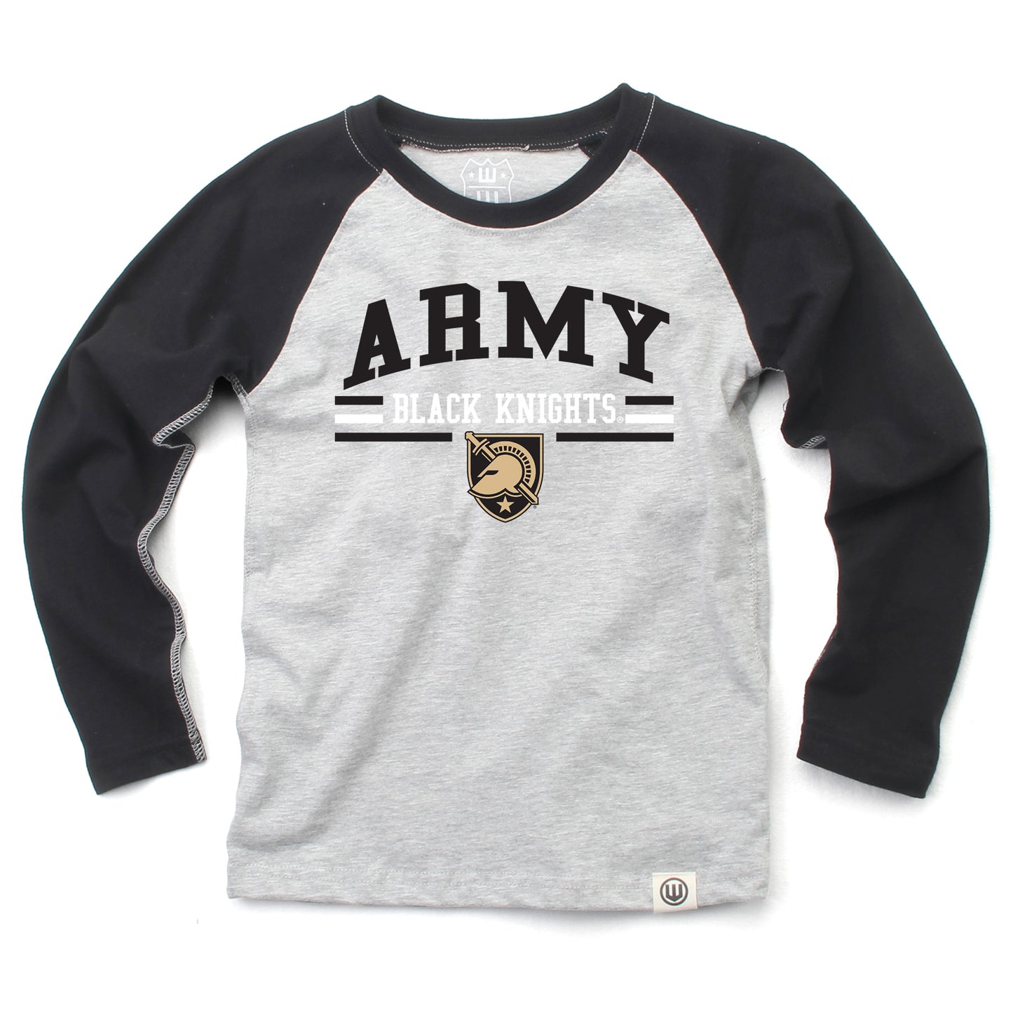 Army Black Knights NCAA Kids LS Raglan Tee