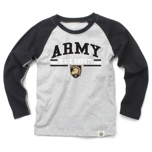 Army Black Knights NCAA Kids LS Raglan Tee