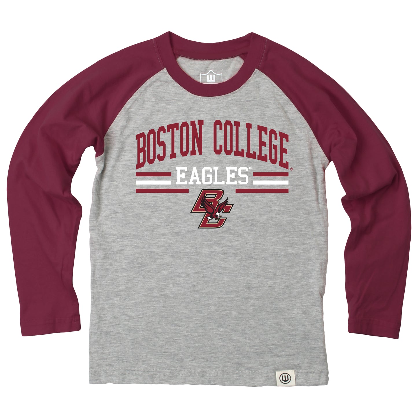 Boston College Eagles Youth LS Raglan Tee