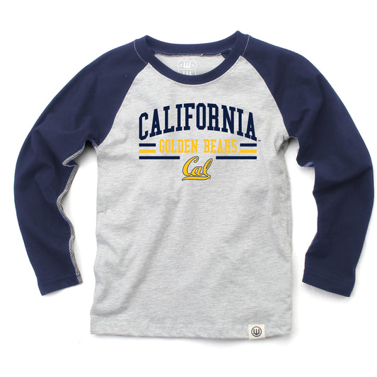 CAL Golden Bears NCAA Kids LS Raglan Tee