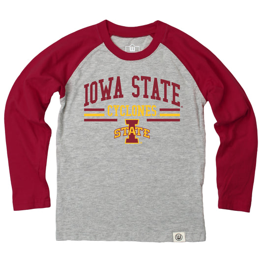 Iowa State Cyclones Youth LS Raglan Tee