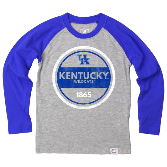 Kentucky Wildcats Youth LS Heather Raglan