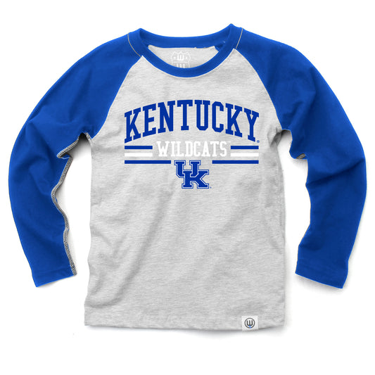 Kentucky Wildcats Youth LS Raglan Tee