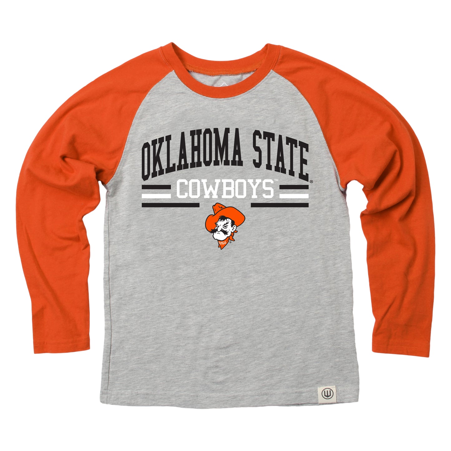 Oklahoma State Cowboys NCAA Kids LS Raglan Tee