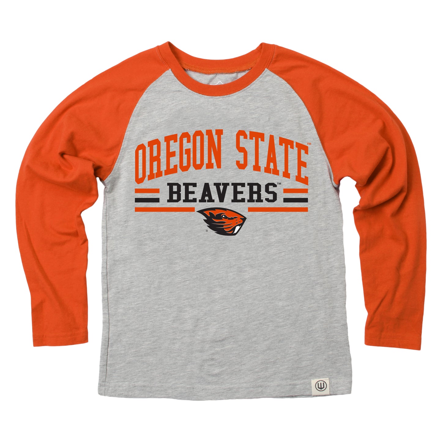 Oregon State Beavers NCAA Kids LS Raglan Tee