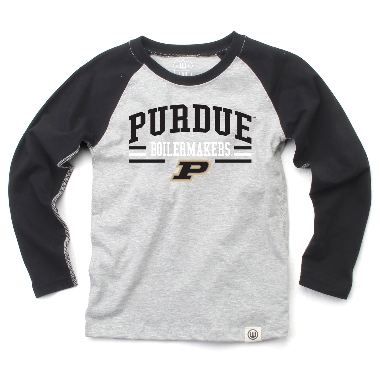 Purdue Boilermakers NCAA Kids LS Raglan Tee