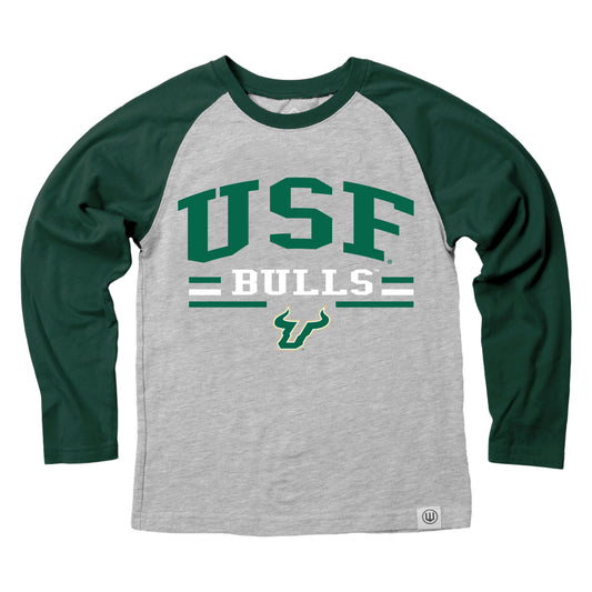 South Florida Bulls NCAA Kids LS Raglan Tee