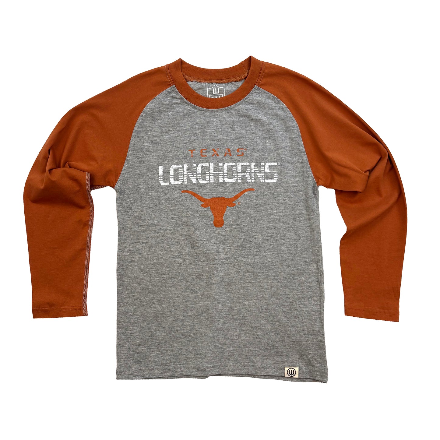 Texas Longhorns Youth LS Heather Raglan