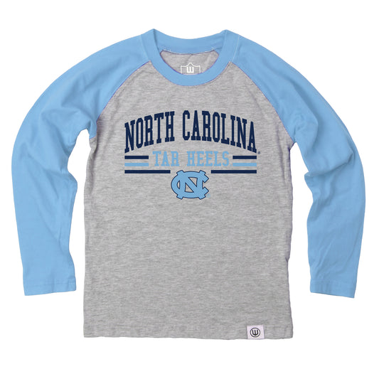 North Carolina Tar Heels Youth LS Raglan Tee