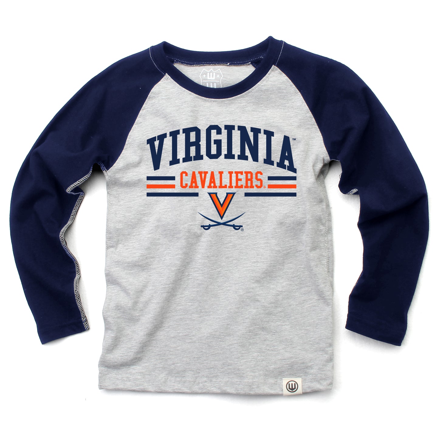 Virginia Cavaliers NCAA Kids LS Raglan Tee