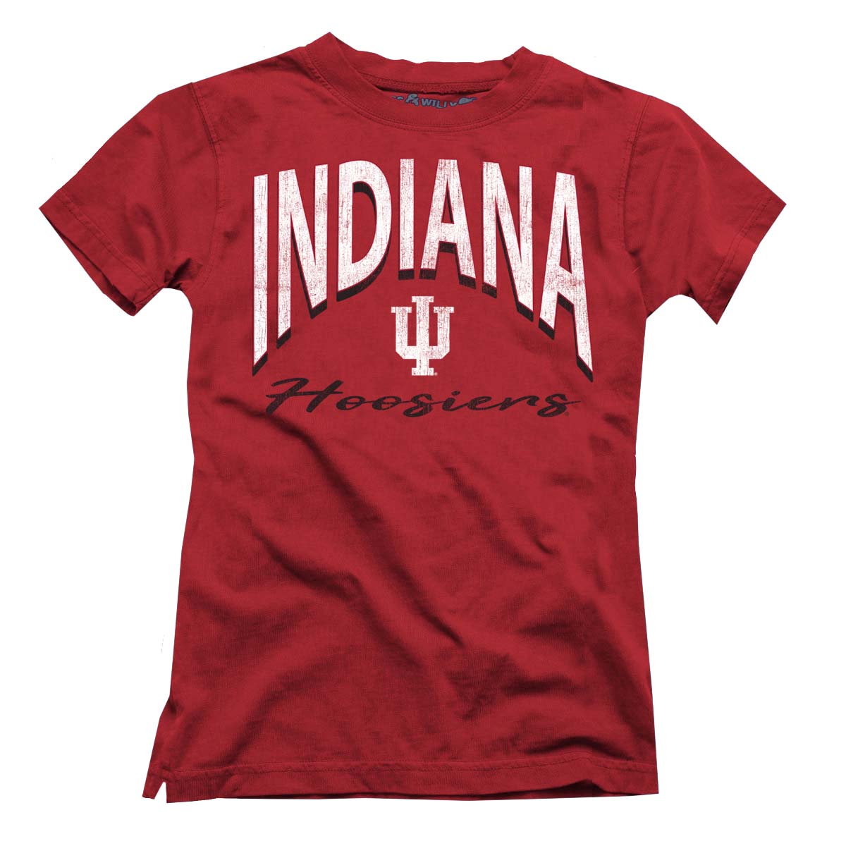 Indiana Hoosiers Youth Girls UPF Short Sleeve Top