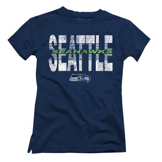 Seattle Seahawks Youth Girls SS Tee