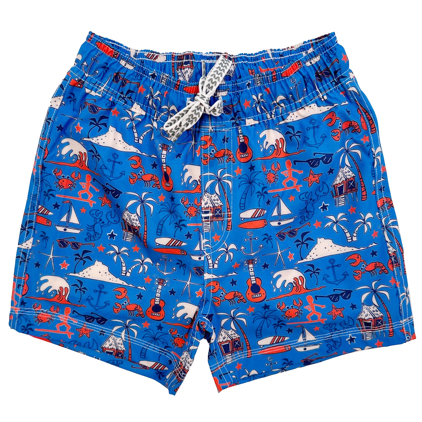 Youth Boys Luau Swim Trunk