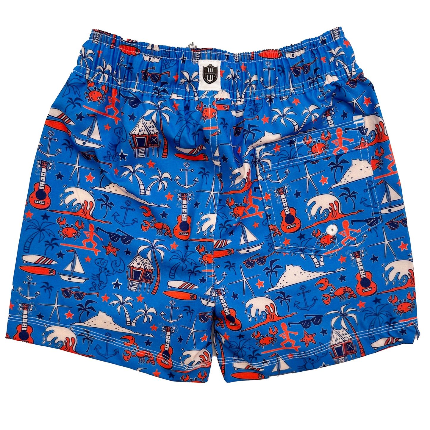 Youth Boys Luau Swim Trunk