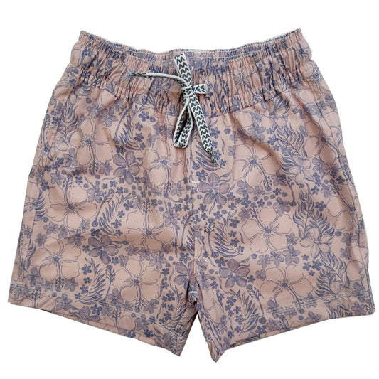 Youth Boys Soft Floral Swim Trunk