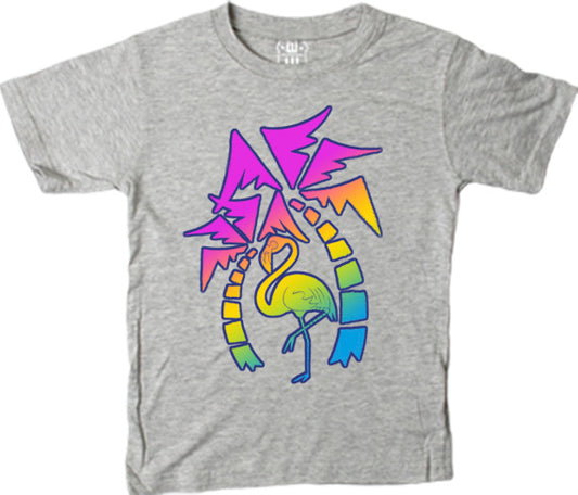 Youth Boys Flamingo SS Tee - Heather