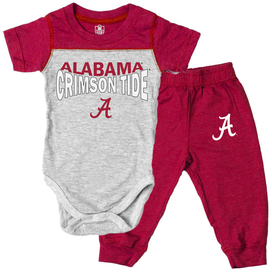 Alabama Crimson Tide Infant SS Hopper and Pant Set