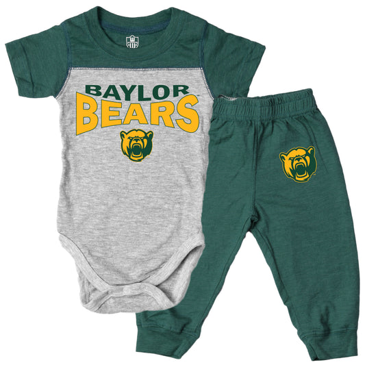 Baylor Bears Infant SS Hopper and Pant Set