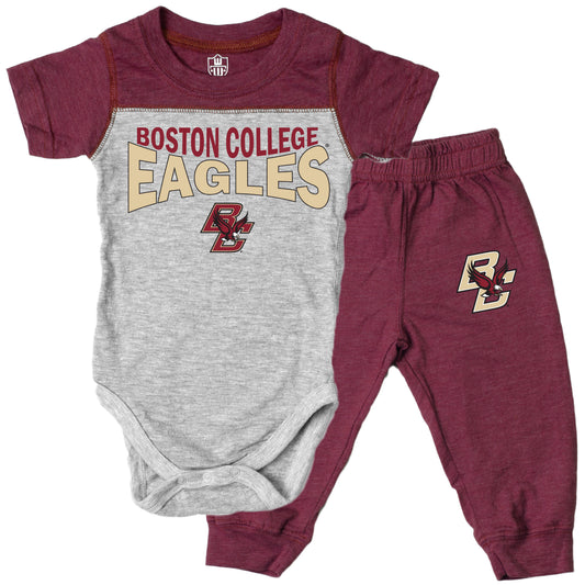 Boston College Eagles Infant SS Hopper and Pant Set