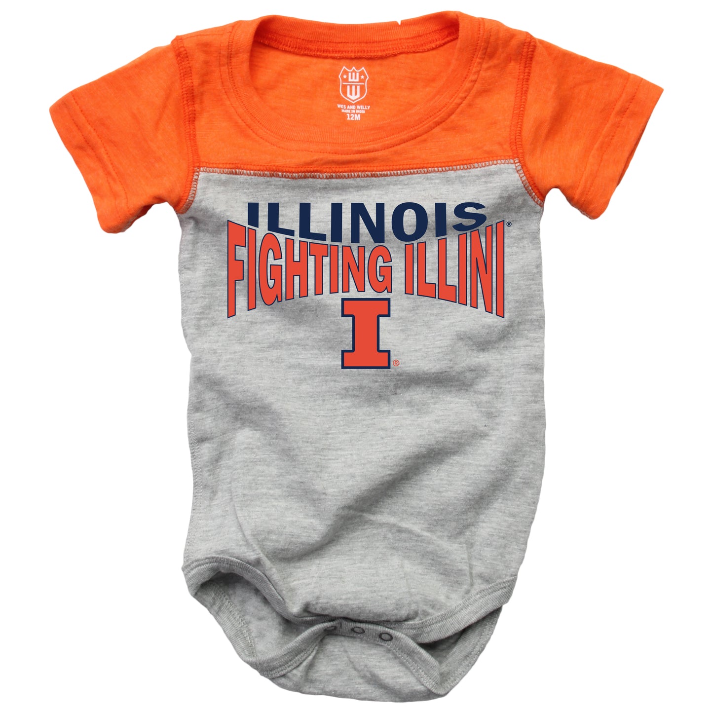 Illinois Fighting Illini Infant SS Hopper and Pant Set