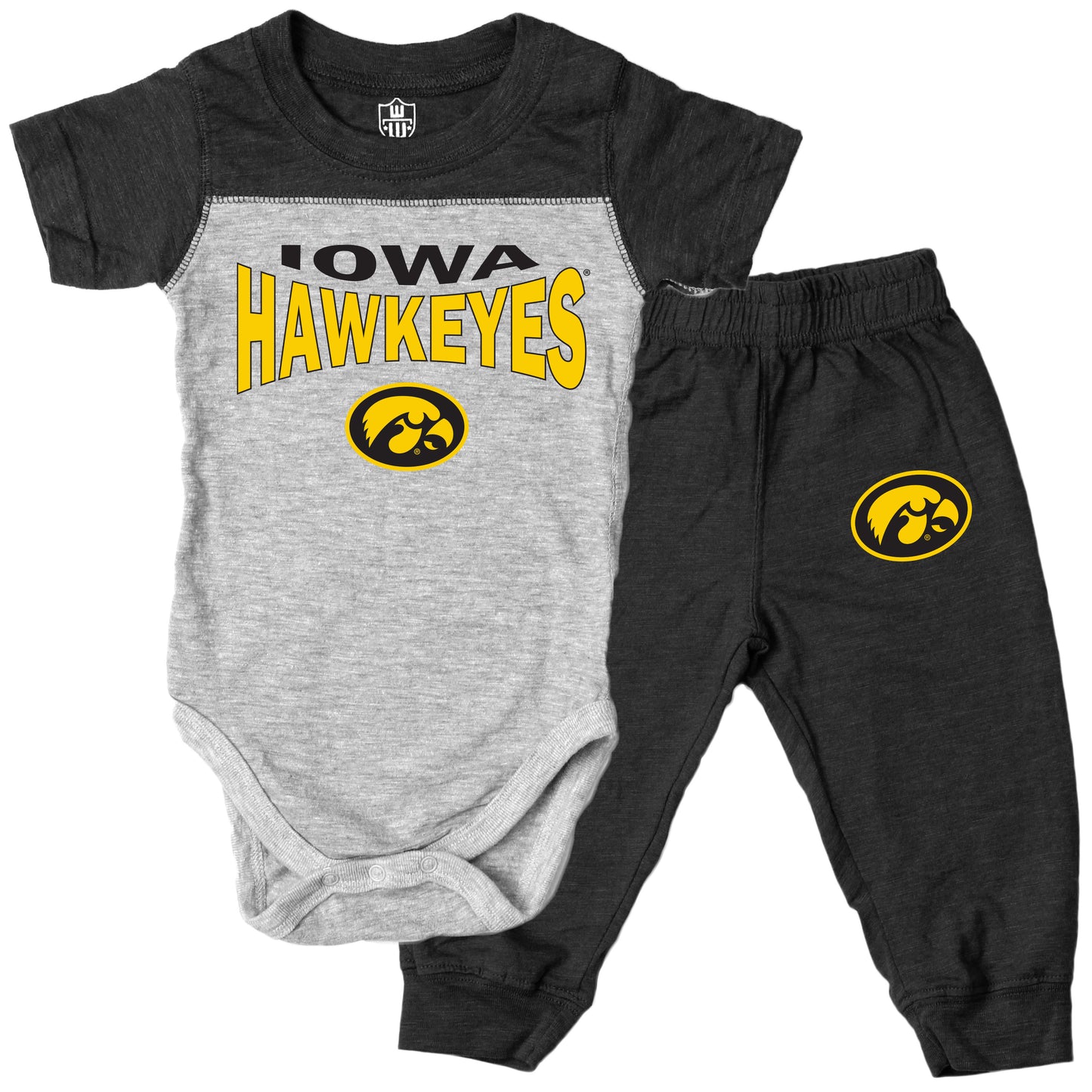 Iowa Hawkeyes Infant SS Hopper and Pant Set