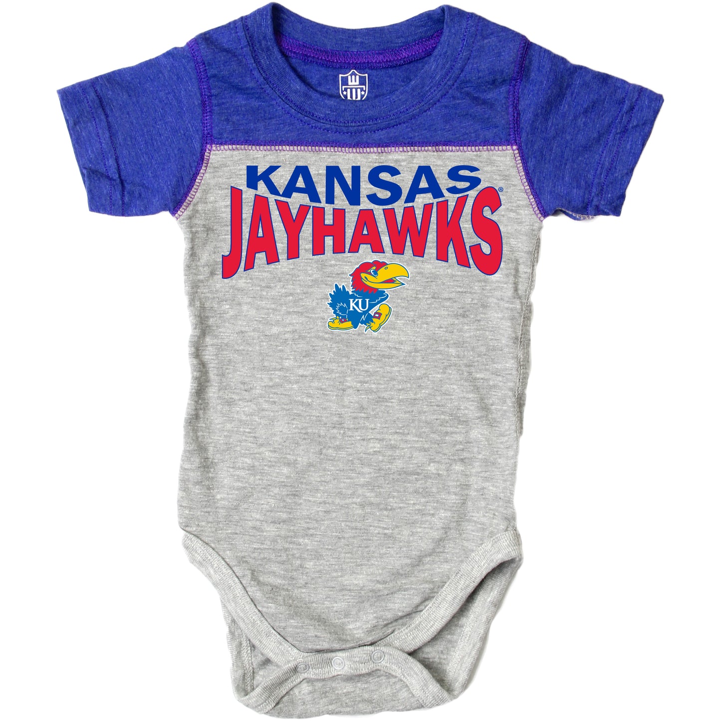 Kansas Jayhawks Infant SS Hopper and Pant Set