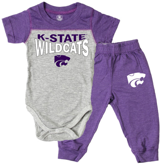 Kansas State Wildcats Infant SS Hopper and Pant Set