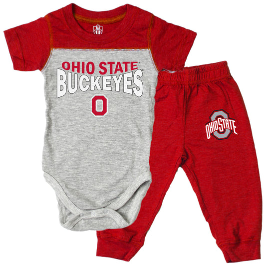 Ohio State Buckeyes Infant SS Hopper and Pant Set