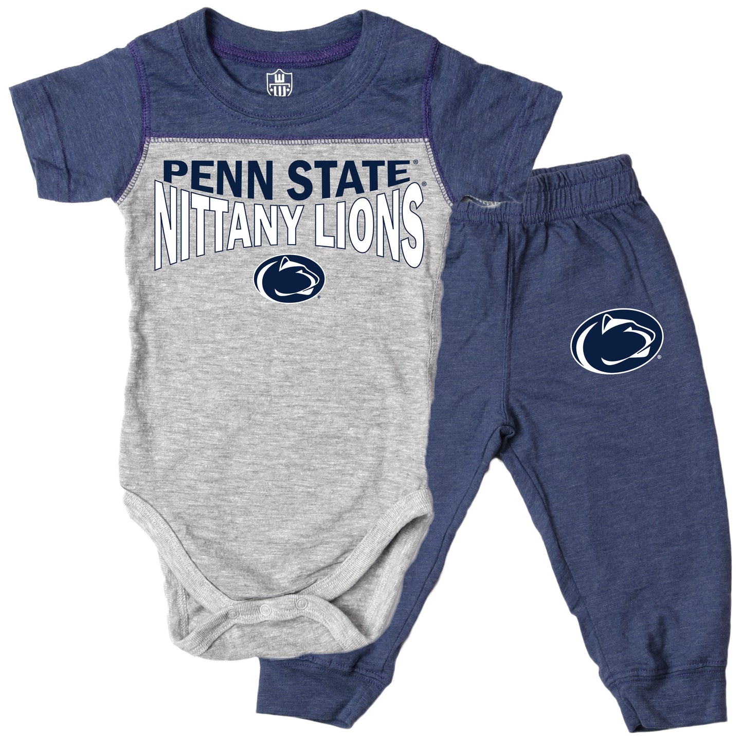 Penn State Nittany Lions Infant SS Hopper and Pant Set