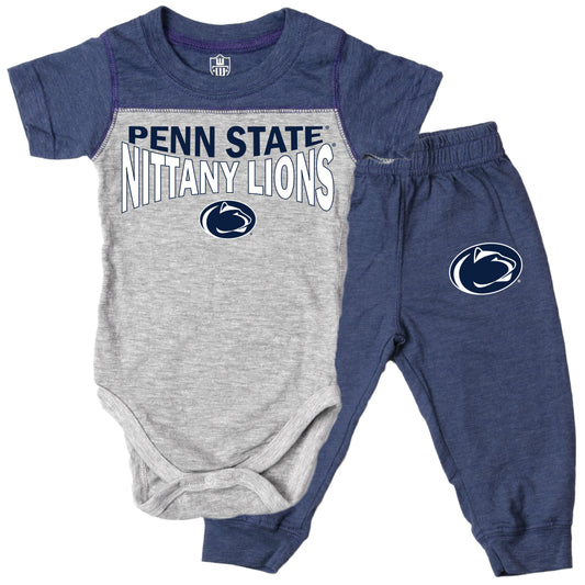 Penn State Nittany Lions Infant SS Hopper and Pant Set
