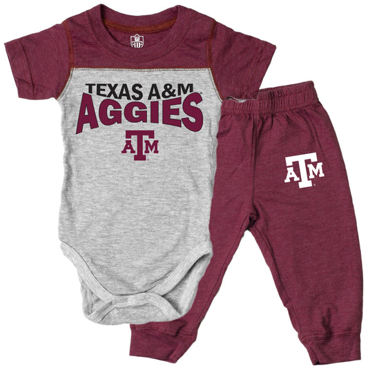 Texas A&M Aggies Infant SS Hopper and Pant Set