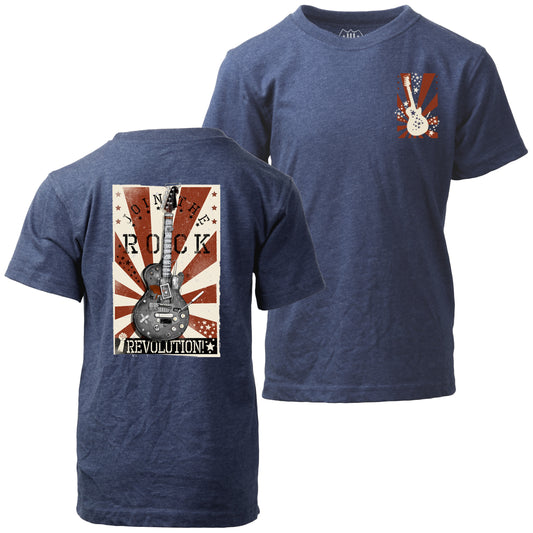 Youth Boys F/B Rock Guitar SS Tee