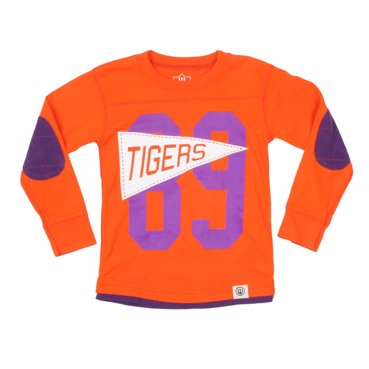 Clemson Tigers Youth Pennant LS Jersey