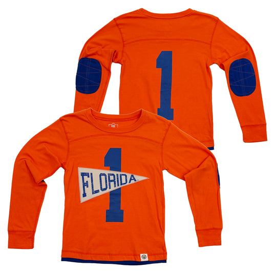 Florida Gators Youth Pennant LS Jersey