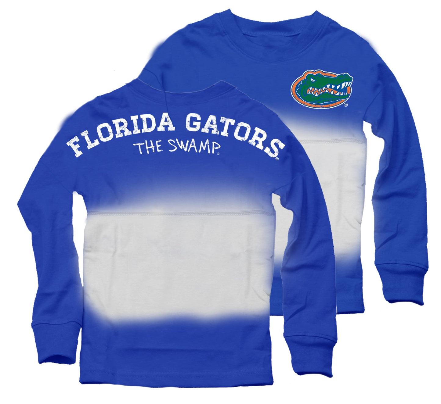 Florida Gators Youth Girls Dip Dyed Spirit Top