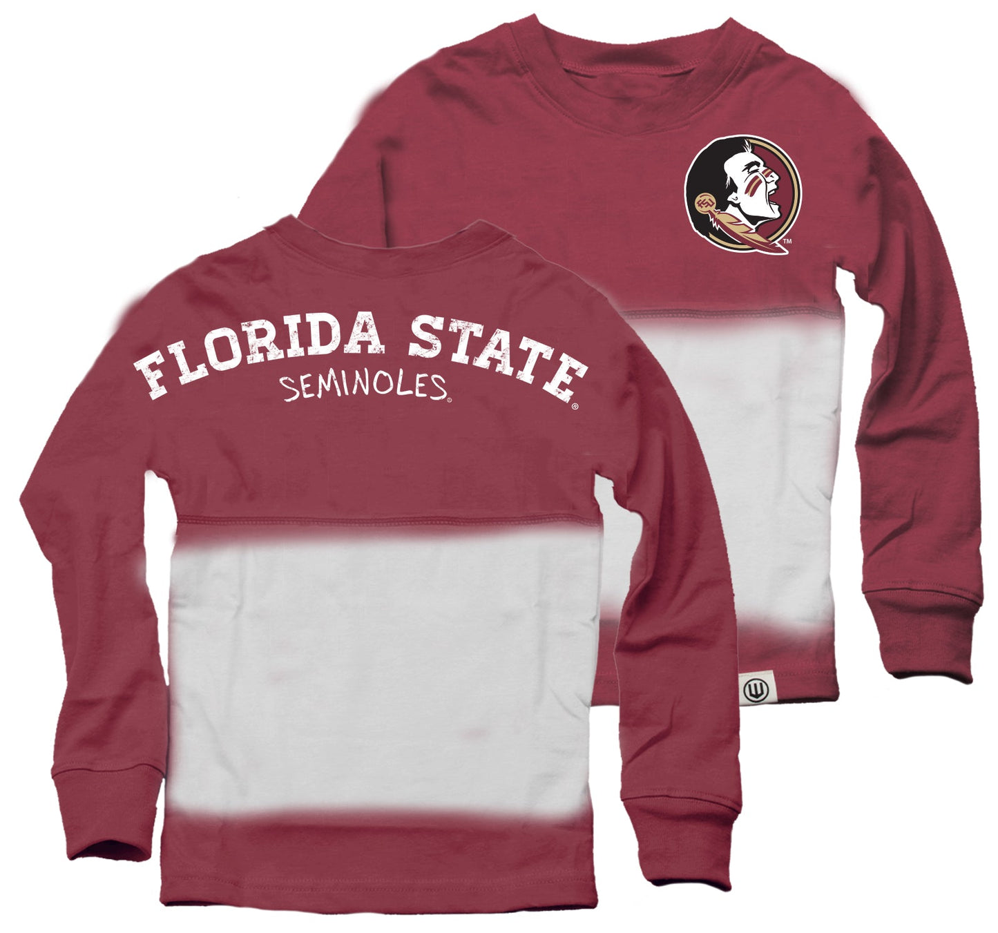 Florida State Seminoles Youth Girls Dip Dyed Spirit Tee