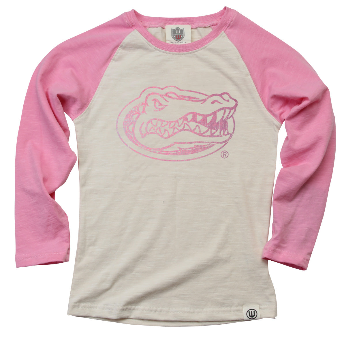 Florida Gators Youth Girls Foil Raglan