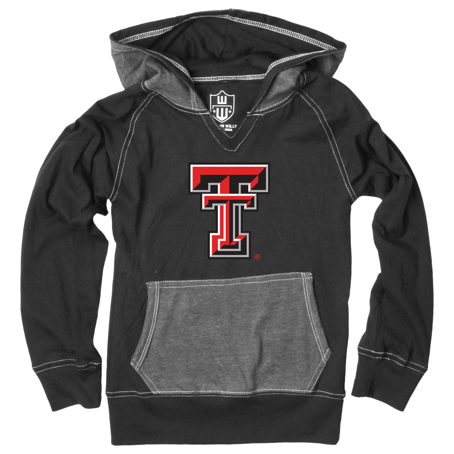 Texas Tech Red Raiders Youth Girls Color Block Hoodie