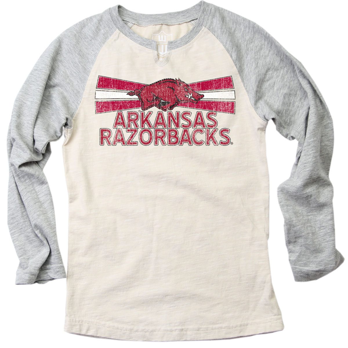 Arkansas Razorbacks youth V-Neck Raglan