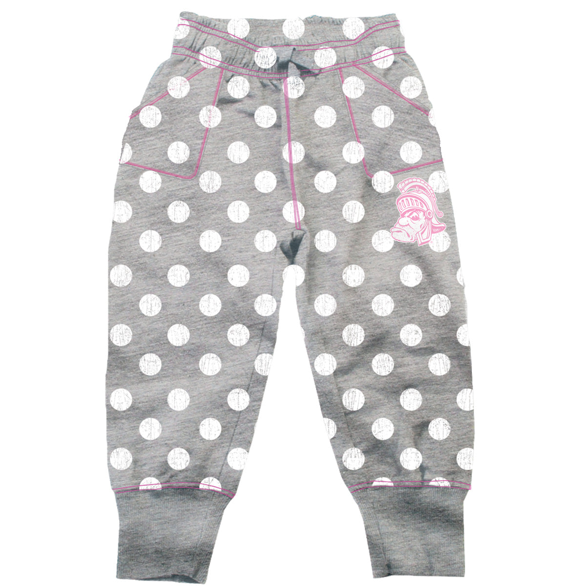 Michigan State Spartans Youth Girls Polka Dot Sweatpants