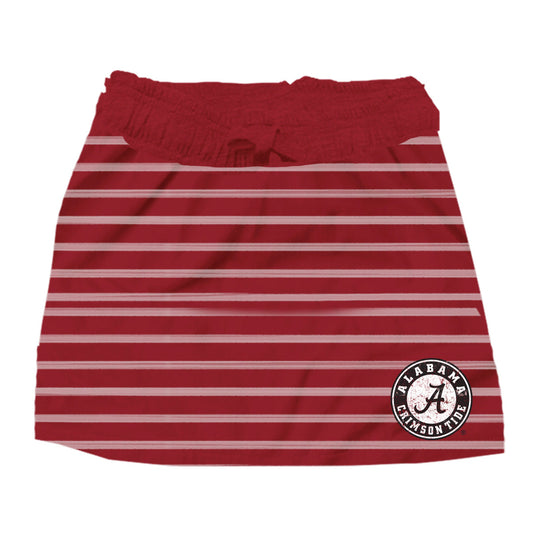 Alabama Crimson Tide youth Striped Skirt