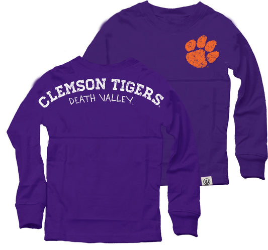 Clemson Tigers youth Cheer Shirt-Orange