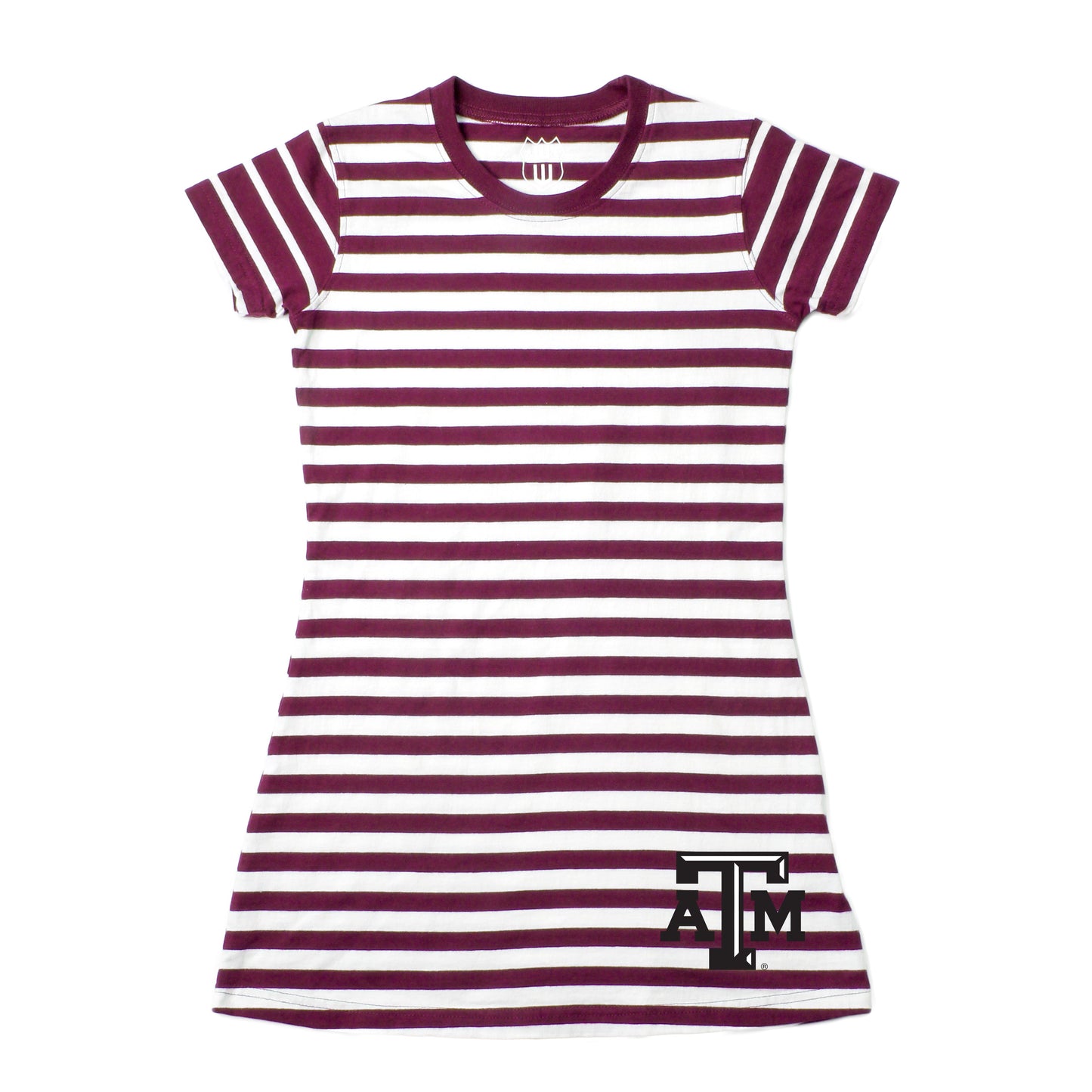 Texas A&M Aggies Youth Girls Striped Dress