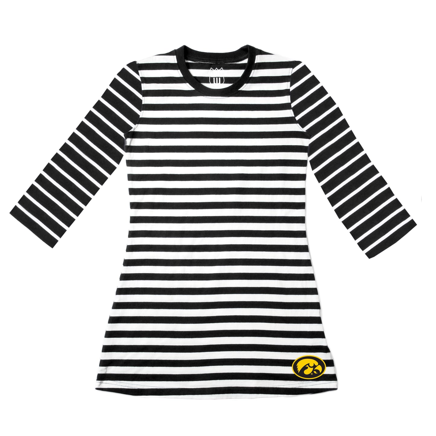 Iowa Hawkeyes Youth Girls 3/4 Sleeve Dress