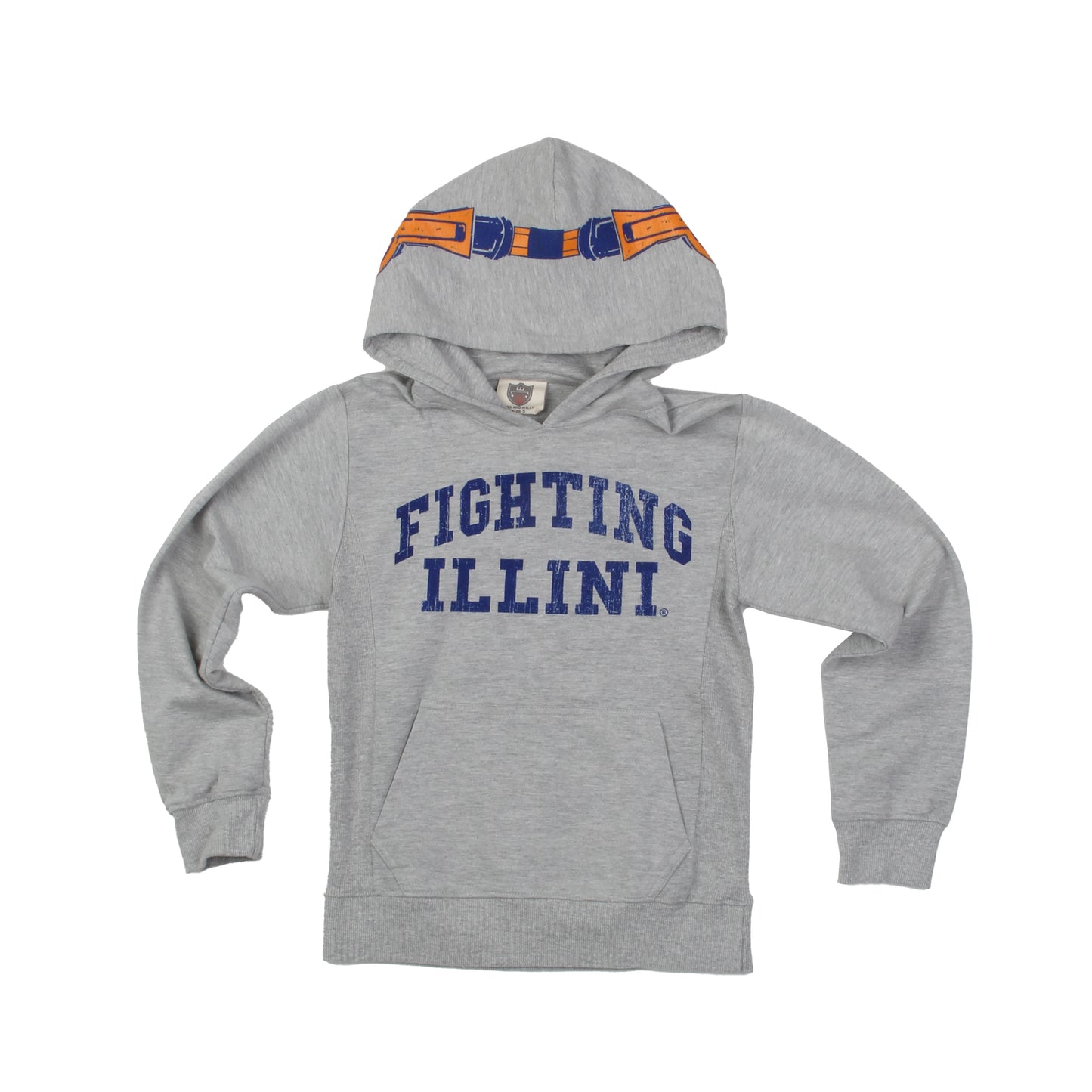 Illinois Fighting Illini Youth Headphone Hoodie