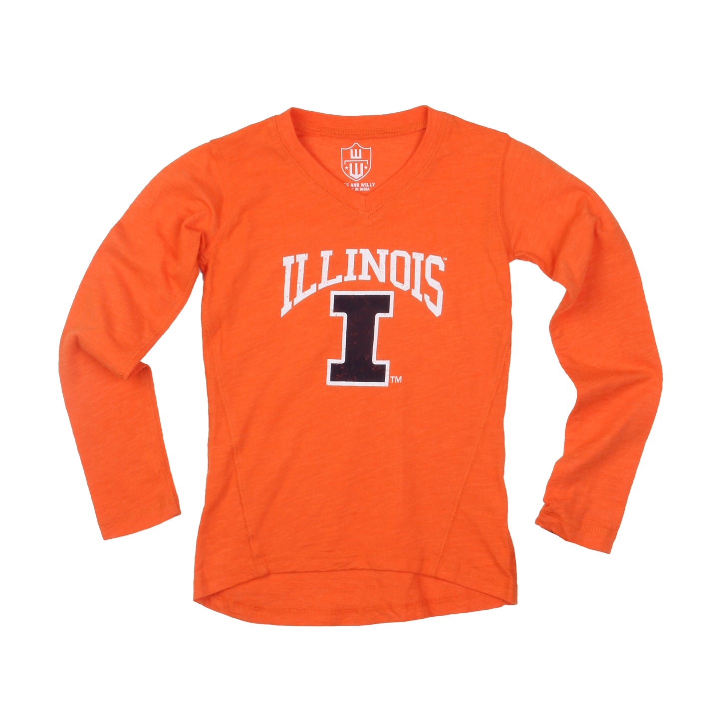 Illinois Fighting Illini Youth Girls Blend Slub Tunic