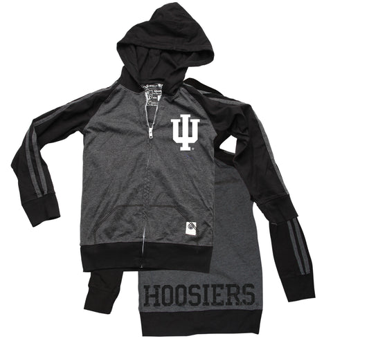 Indiana Hoosiers Youth Heathered Hoodie