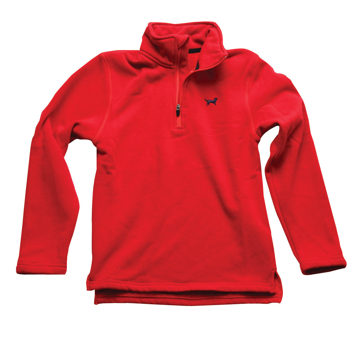 Jack Thomas Youth Boys 1/4 Zip Pullover-Red